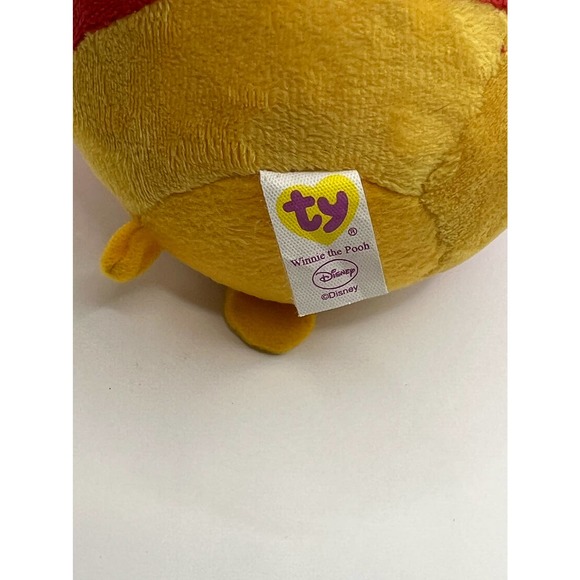 Winnie the Pooh Plush Stuffed Animal Ty Beanie Ballz - Picture 3 of 4